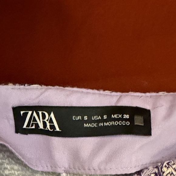 Zara Lavender Tweed Blazer and Skirt Set - Picture 5 of 7